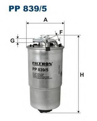 Фильтр топливный PP839/5 FILTRON