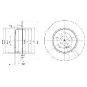 Тормозной диск 13506 LEMFORDER