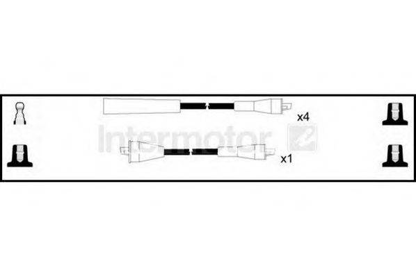 Комплект проводов зажигания 73577 STANDARD