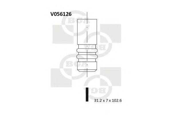Выпускной клапан V056126 BGA