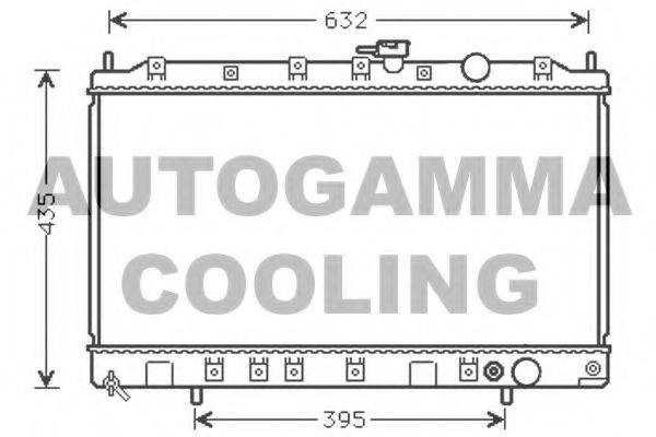 Теплообменник 104856 AUTOGAMMA