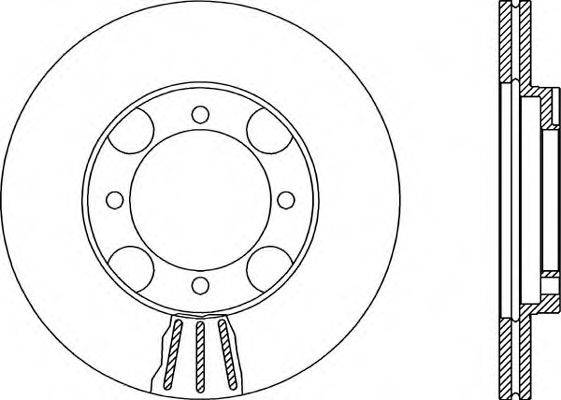 Тормозной диск BDR1869.20 OPEN PARTS