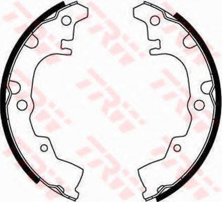Комплект тормозных колодок GS8199 TRW