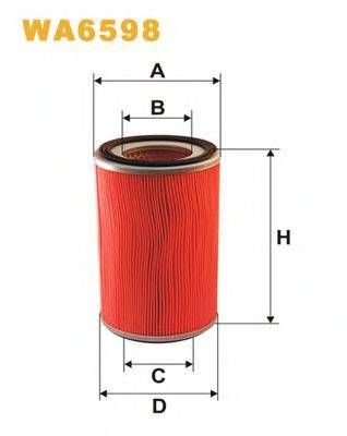 Фильтр воздушный WA6598 WIX FILTERS