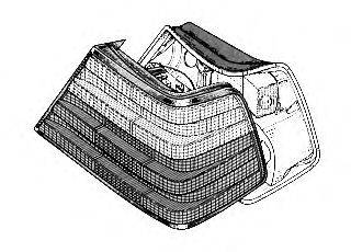 Задний фонарь 3025940 VAN WEZEL