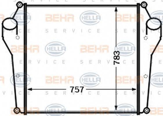 Интеркулер 8ML 376 727-541 HELLA