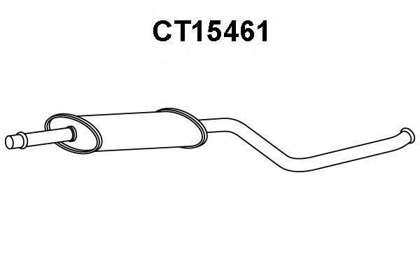 Предглушитель выхлопных газов CT15461 VENEPORTE