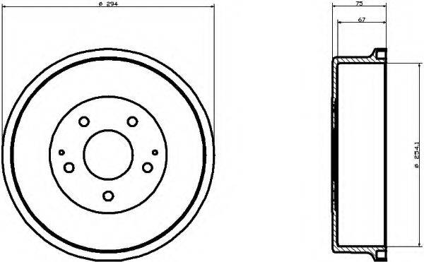 Тормозной барабан 14.7742.10 BREMBO