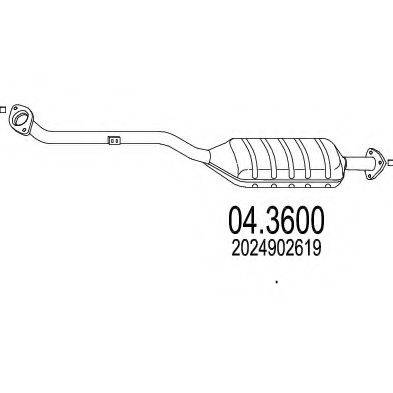 Катализатор 04.3600 MTS