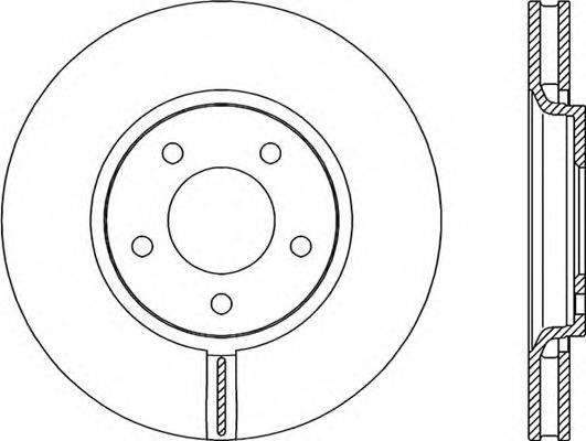 Тормозной диск BDR1981.20 OPEN PARTS