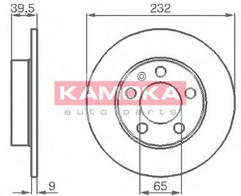 Тормозной диск 1036068 KAMOKA