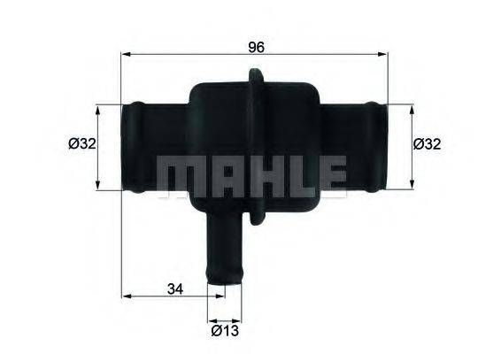 Термостат, охлаждающая жидкость TH 1 79 MAHLE ORIGINAL