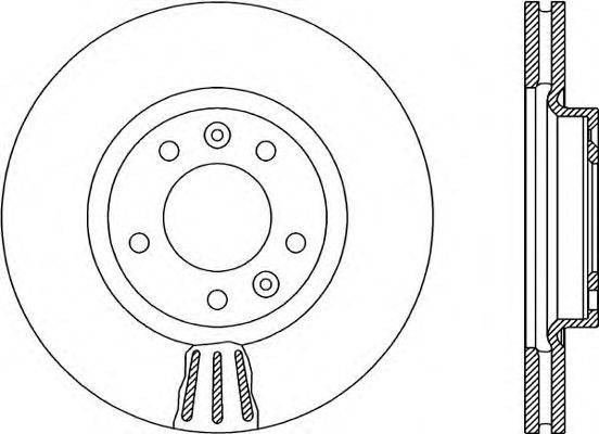 Тормозной диск BDR1898.20 OPEN PARTS