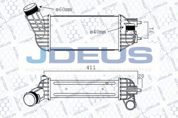 Интеркулер 821M42A JDEUS