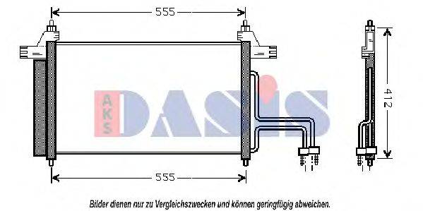 Конденсатор, кондиционер 8FC 351 343-314 HELLA