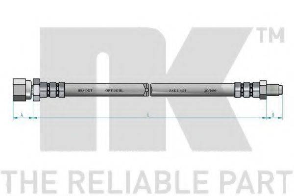 Тормозной шланг 853324 NK