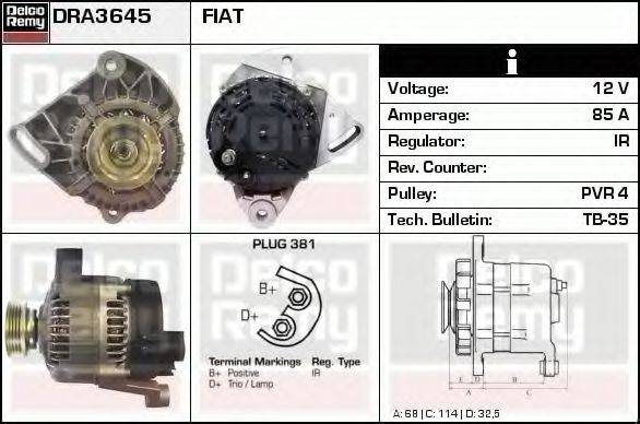 Генератор DRA3645 REMY