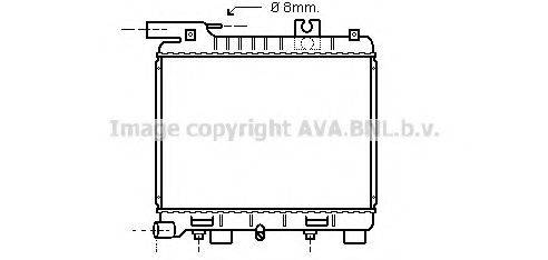 Радиатор, охлаждение двигателя BW2056 AVA QUALITY COOLING