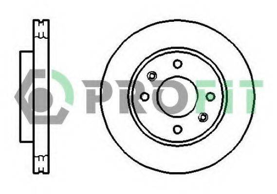 Тормозной диск 5010-1270 PROFIT