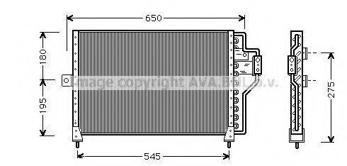 Конденсатор, кондиционер CR5013 AVA QUALITY COOLING