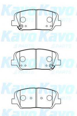 Комплект тормозных колодок, дисковый тормоз BP-3049 KAVO PARTS