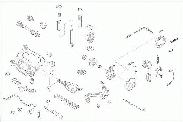 Подвеска колеса BMW-3COU-RS004 SACHS