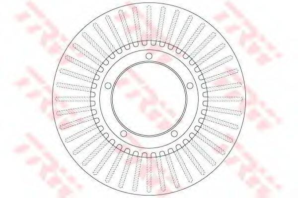 Тормозной диск DF6486 TRW