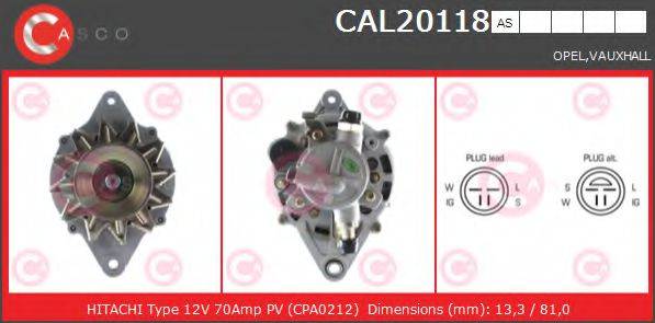 Генератор CAL20118AS CASCO