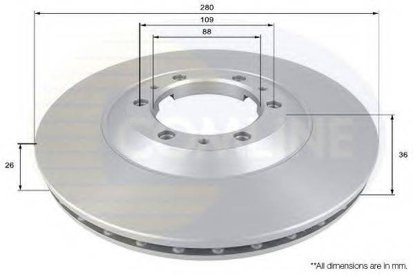 Тормозной диск ADC0705V COMLINE