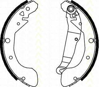 Комплект тормозных колодок 8100 21612 TRISCAN