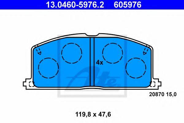 Комплект тормозных колодок, дисковый тормоз F 026 000 150 BOSCH