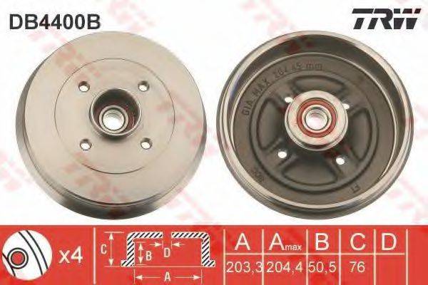 Тормозной барабан DB4400B TRW