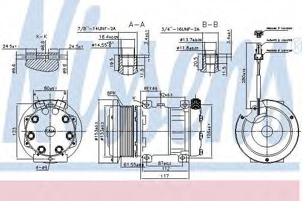 Компрессор 89640 NISSENS