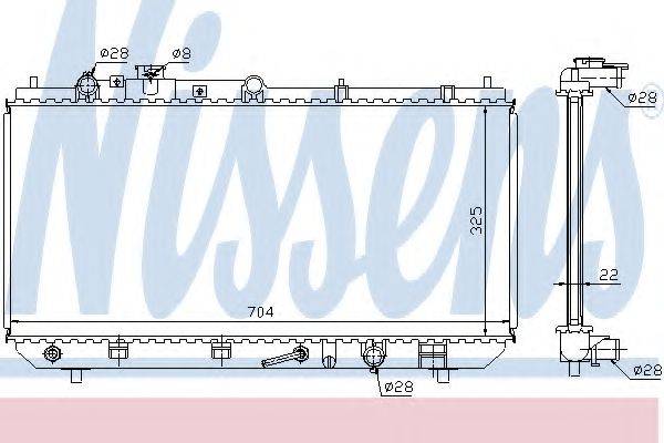 Теплообменник 62404A NISSENS