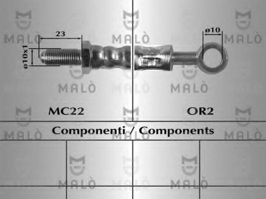 Тормозной шланг 8514 MALO
