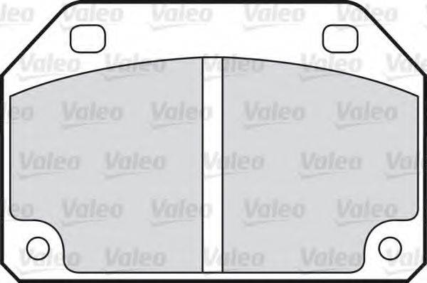 Комплект тормозных колодок 540057 VALEO