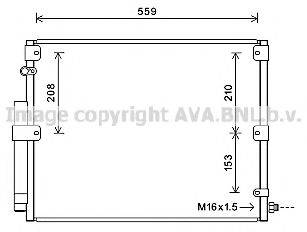 Конденсатор, кондиционер TO5617D AVA QUALITY COOLING