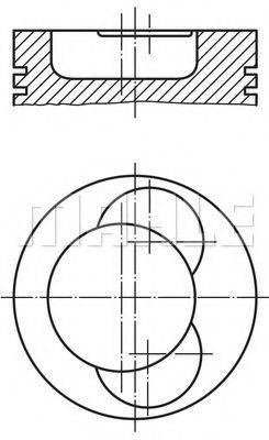 Поршень 56 12418 0 PERFECT CIRCLE