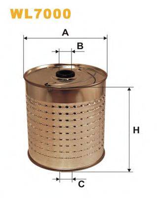 Фильтр масляный WL7000 WIX FILTERS