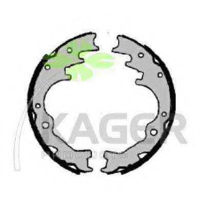 Комлект тормозных накладок 34-0218 KAGER