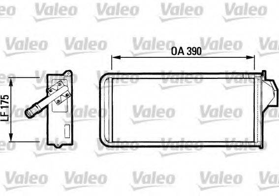 Теплообменник, отопление салона 812075 VALEO