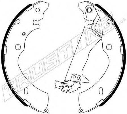 Комплект тормозных колодок 047.377Y TRUSTING