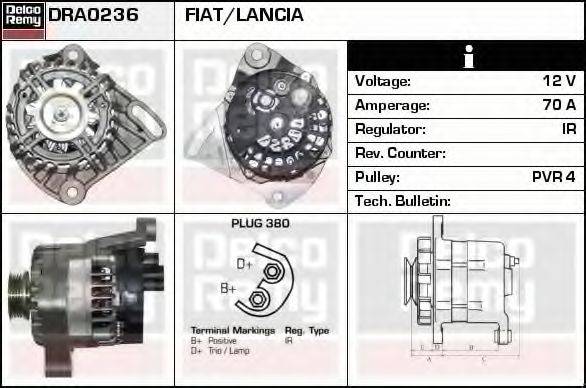 Генератор DRA0236 REMY