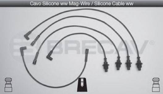 Комплект проводов зажигания 05.524 BRECAV
