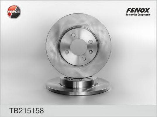 Тормозной диск TB215158 FENOX