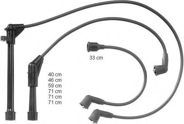 Комплект проводов зажигания ZEF893 BERU