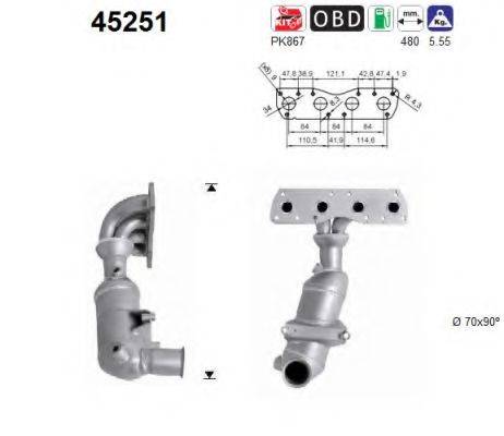 Катализатор 60608 MAGNAFLOW