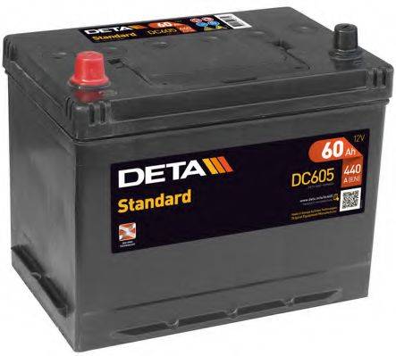 Стартерная аккумуляторная батарея DC605 DETA