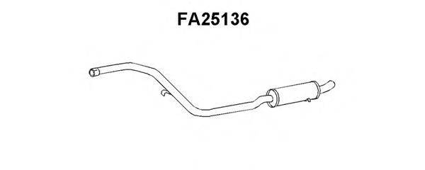 Предглушитель выхлопных газов FA25136 VENEPORTE