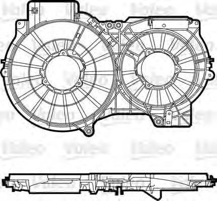 Вентилятор охлаждения радиатора 820759 VALEO